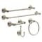 Liberty Hardware Delta Porter Brushed Nickel Towel Bar 24 in. L Die Cast Zinc 78424-BN1 - alternate 3